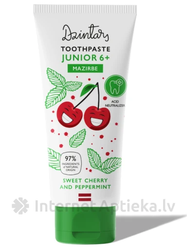 Dzintars Зубная паста для детей 6+, 50 мл | internetaptieka.lv