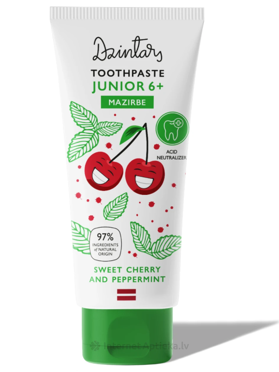 Dzintars Zobu pasta bērniem 6+, 50 ml | internetaptieka.lv