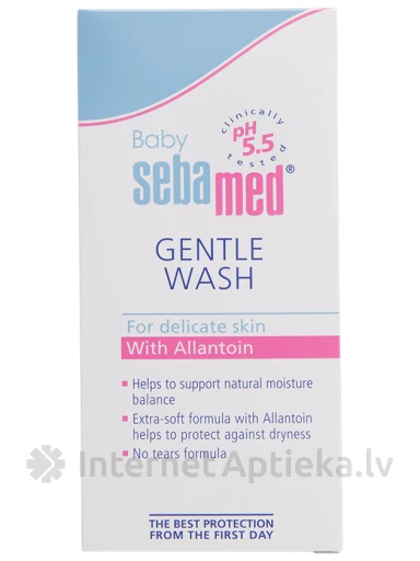 SEBAMED BABY īpaši maigs mazgāšanās līdzeklis, 200 ml | internetaptieka.lv