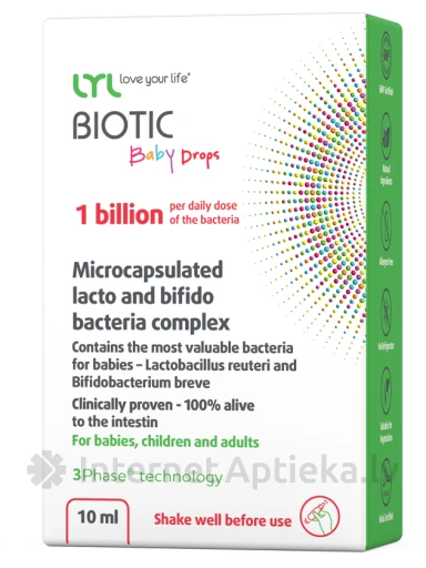 LYLBIOTIC Baby Drops капли, 10 мл | internetaptieka.lv