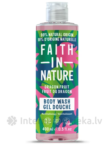 FAITH IN NATURE Dragon Fruit гель для душа, 400 мл | internetaptieka.lv