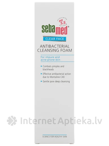 SEBAMED CLEAR FACE antibakteriaalne puhastusvaht probleemsele näonahale, 150 ml | internetaptieka.lv