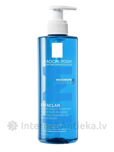 La Roche Posay Effaclar Gel putojoša, attīroša želeja, 400 ml | internetaptieka.lv