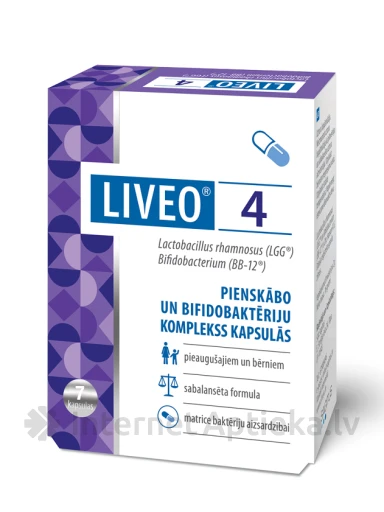 Liveo 4, 7 капсул | internetaptieka.lv