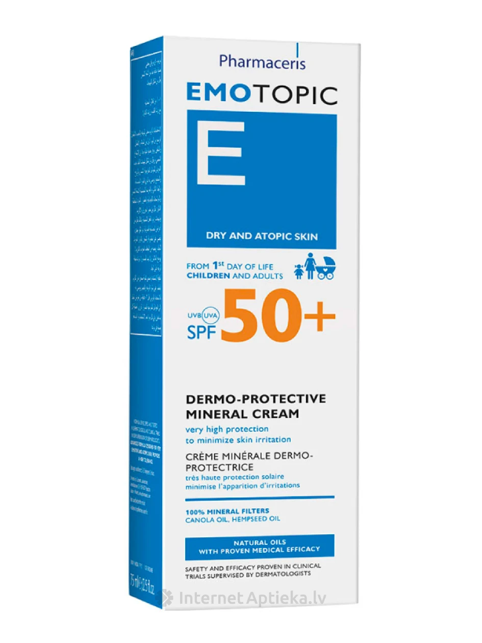 Pharmaceris Emotopic SPF50+ kaitsekreem näole ja kehale, 75 ml | internetaptieka.lv