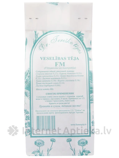 Dr.Tereško tēja - FibroMastopātijai, 60 g | internetaptieka.lv