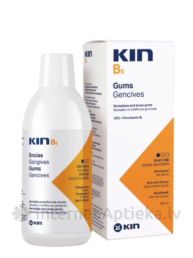KIN B5 PLUS suu loputusvahend, 500 ml | internetaptieka.lv