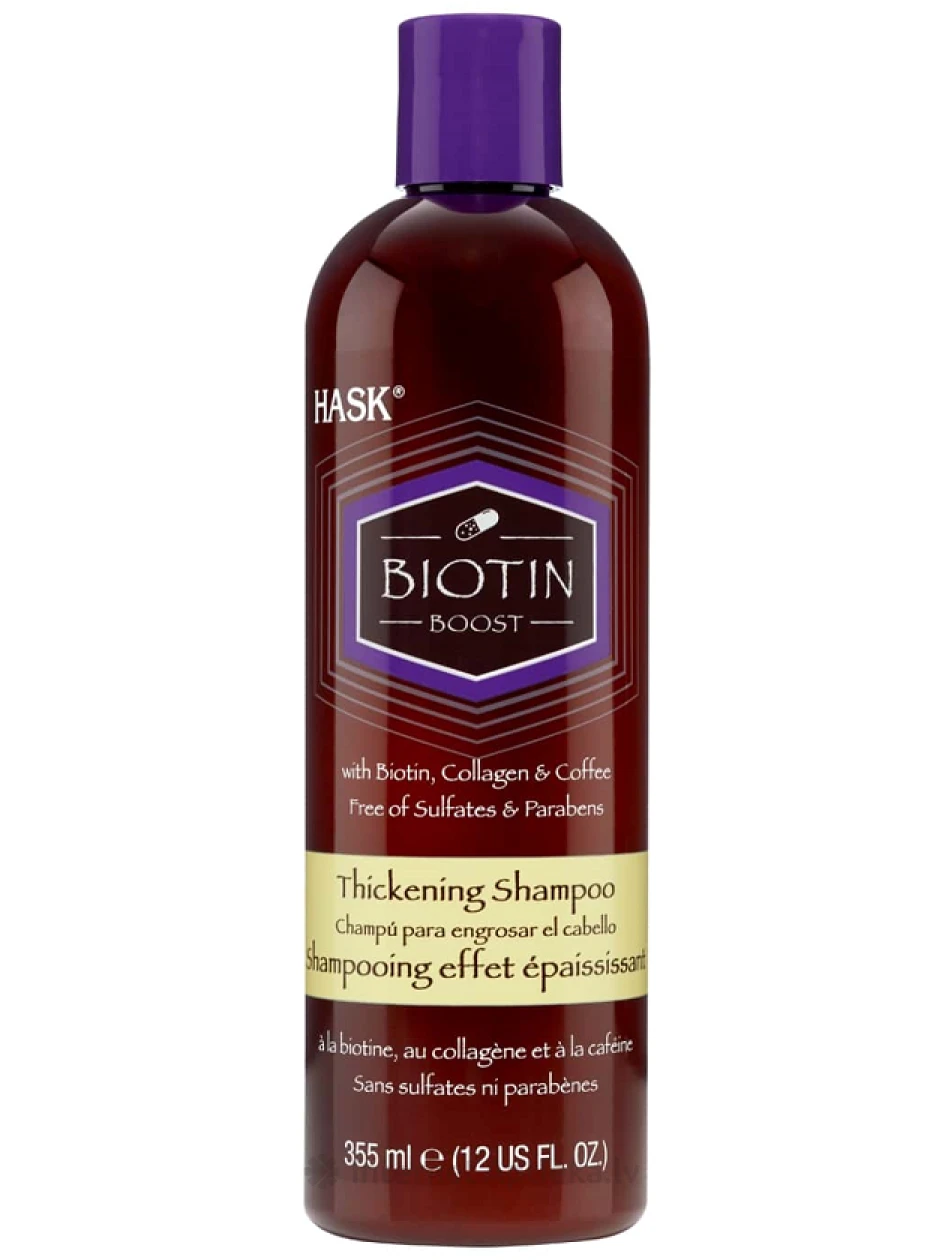 HASK biotīna šampūns matu apjomam, 355 ml | internetaptieka.lv