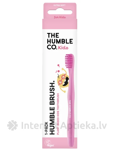 HUMBLE extra pehme hambahari lastele roosa, 1 tk. | internetaptieka.lv