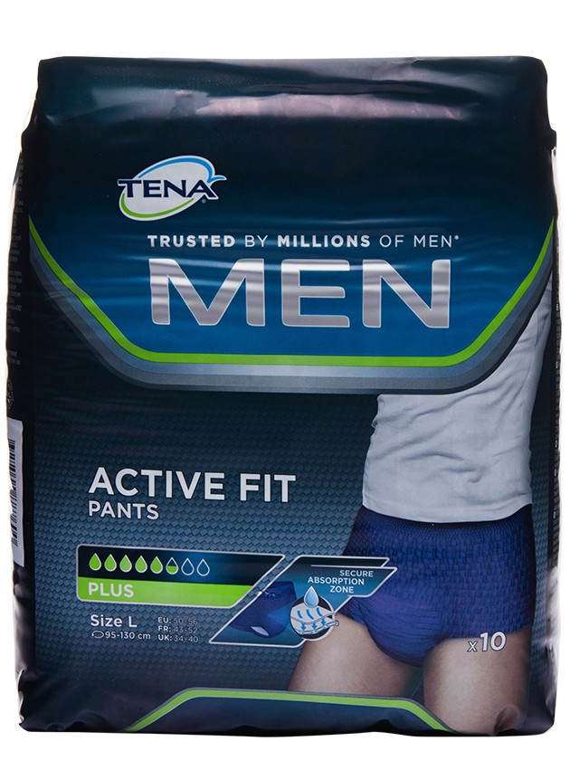 Tena Men pants Plus L, 10 gb.