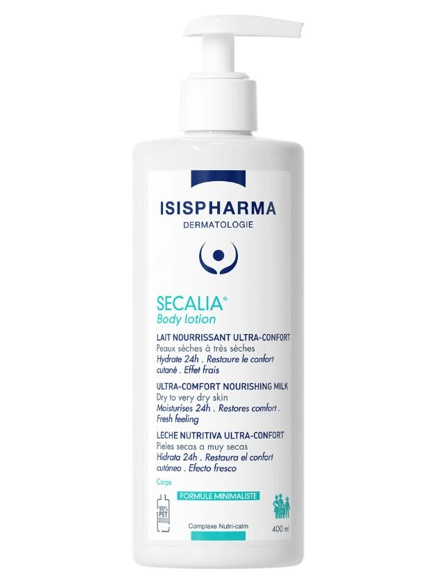 ISISPHARMA barojošs losjons sausai ķermeņa ādai SECALIA BODY LOTION, 400 ml
