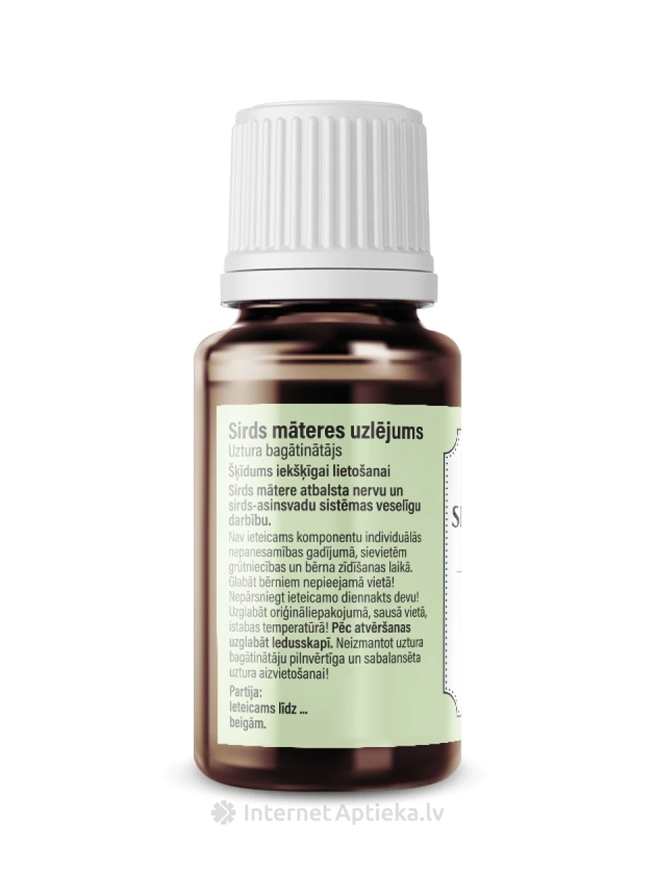 Südameemaõli ürt suukaudne lahus alkoholisisaldus 70%, 25 ml | internetaptieka.lv