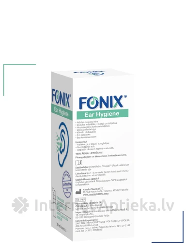 Fonix ear Hygiene aerosols, 30 ml | internetaptieka.lv