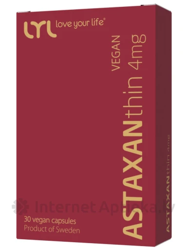 LYL ASTAXANthin, 30 kapsulas | internetaptieka.lv