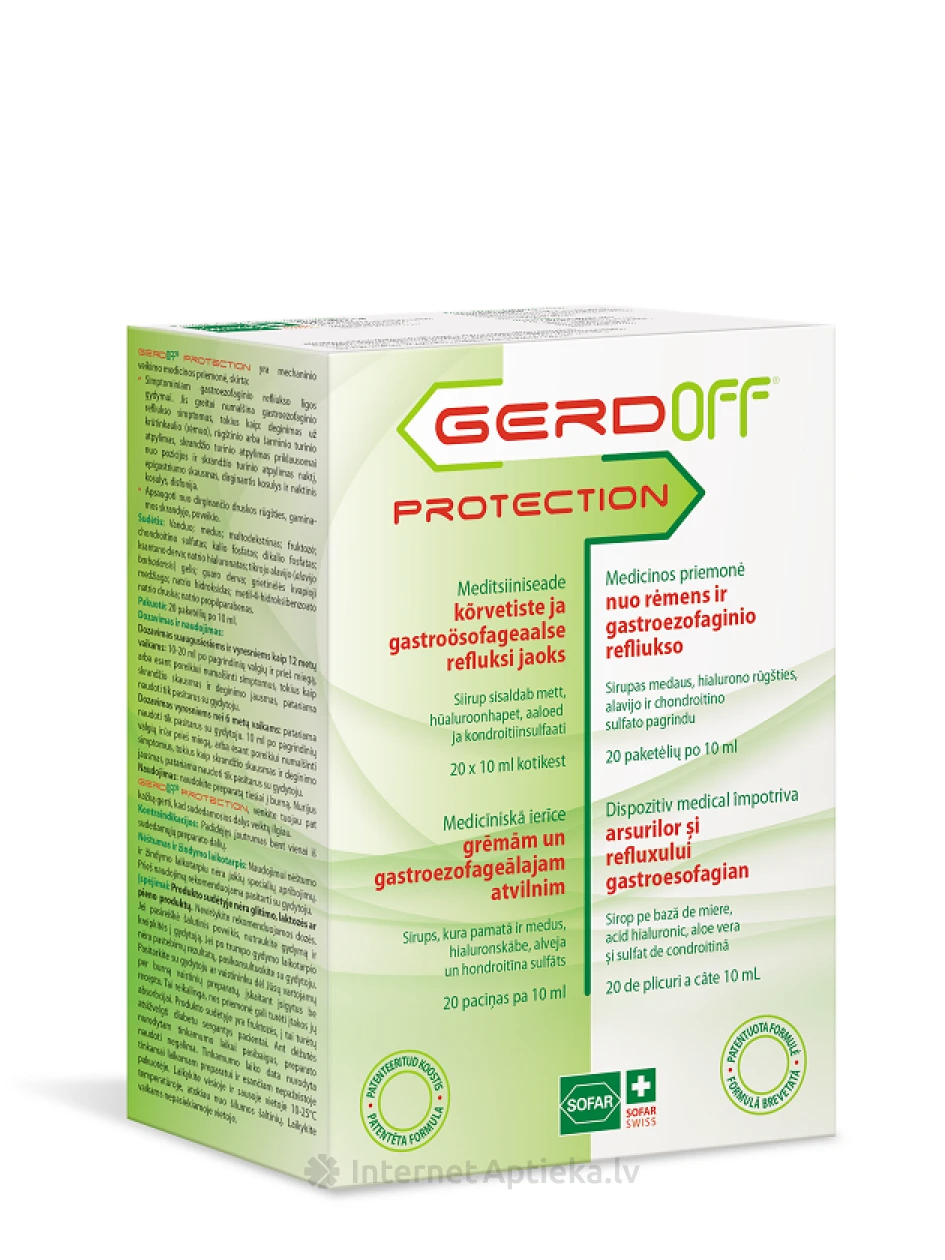 Gerdoff Protection 10 ml, 20 pakki | internetaptieka.lv
