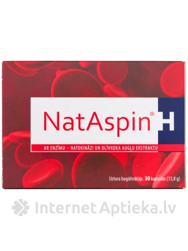 NatAspin H, 30 kapsulas | internetaptieka.lv