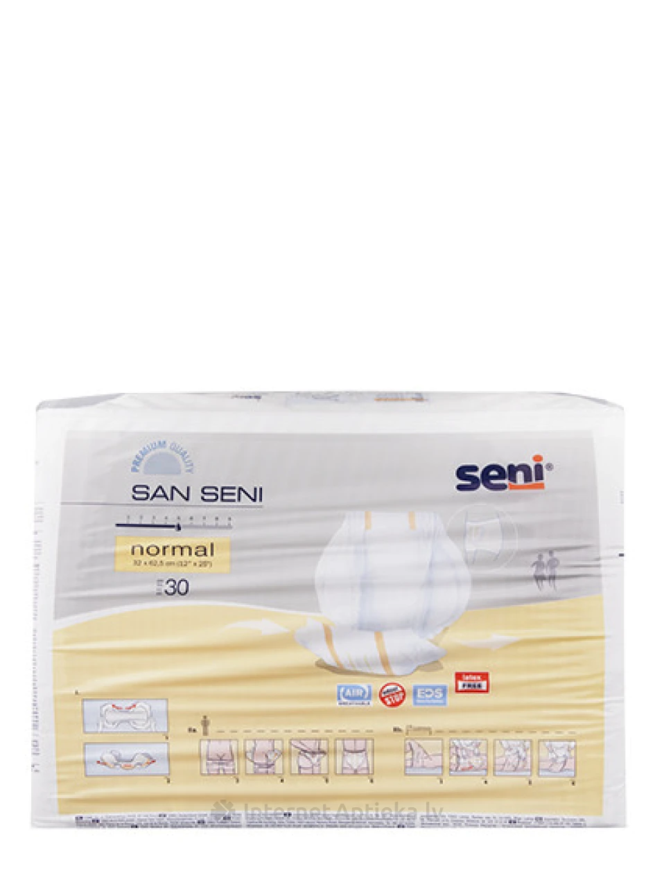 Seni San Normal anatomiskas formas ieliktņi, 30 gb. | internetaptieka.lv