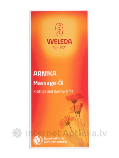 Weleda массажное масло с арникой, 200 мл | internetaptieka.lv
