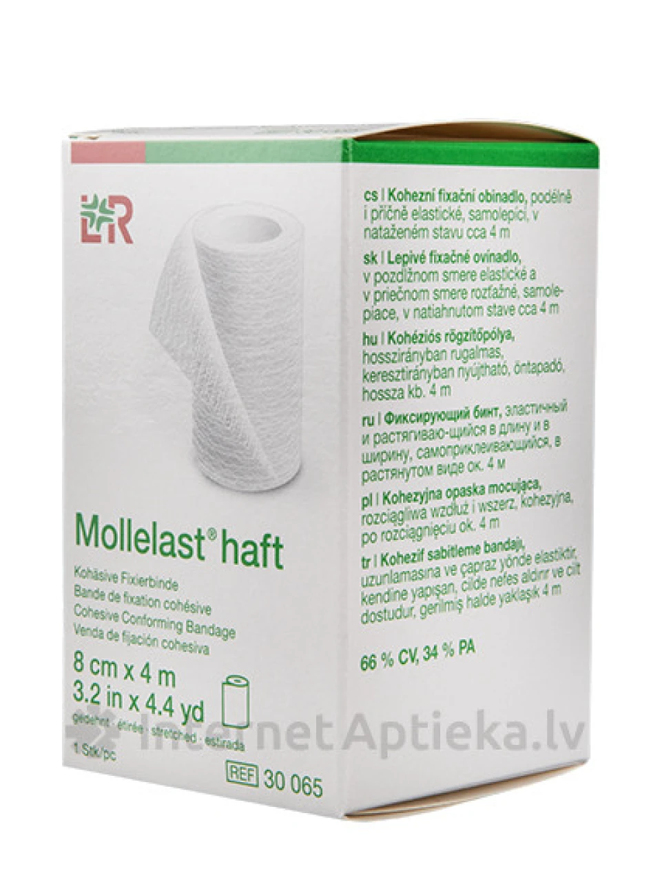 Mollelast haft повязка, 4 м x 8 см | internetaptieka.lv