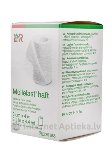 Mollelast haft kinnitusside, 4m x 8cm | internetaptieka.lv