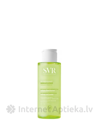 SVR SEBIACLEAR GEL MOUSSANT puhastusgeel ilma seebita rasusele, probleemsele nahale, 100 ml | internetaptieka.lv