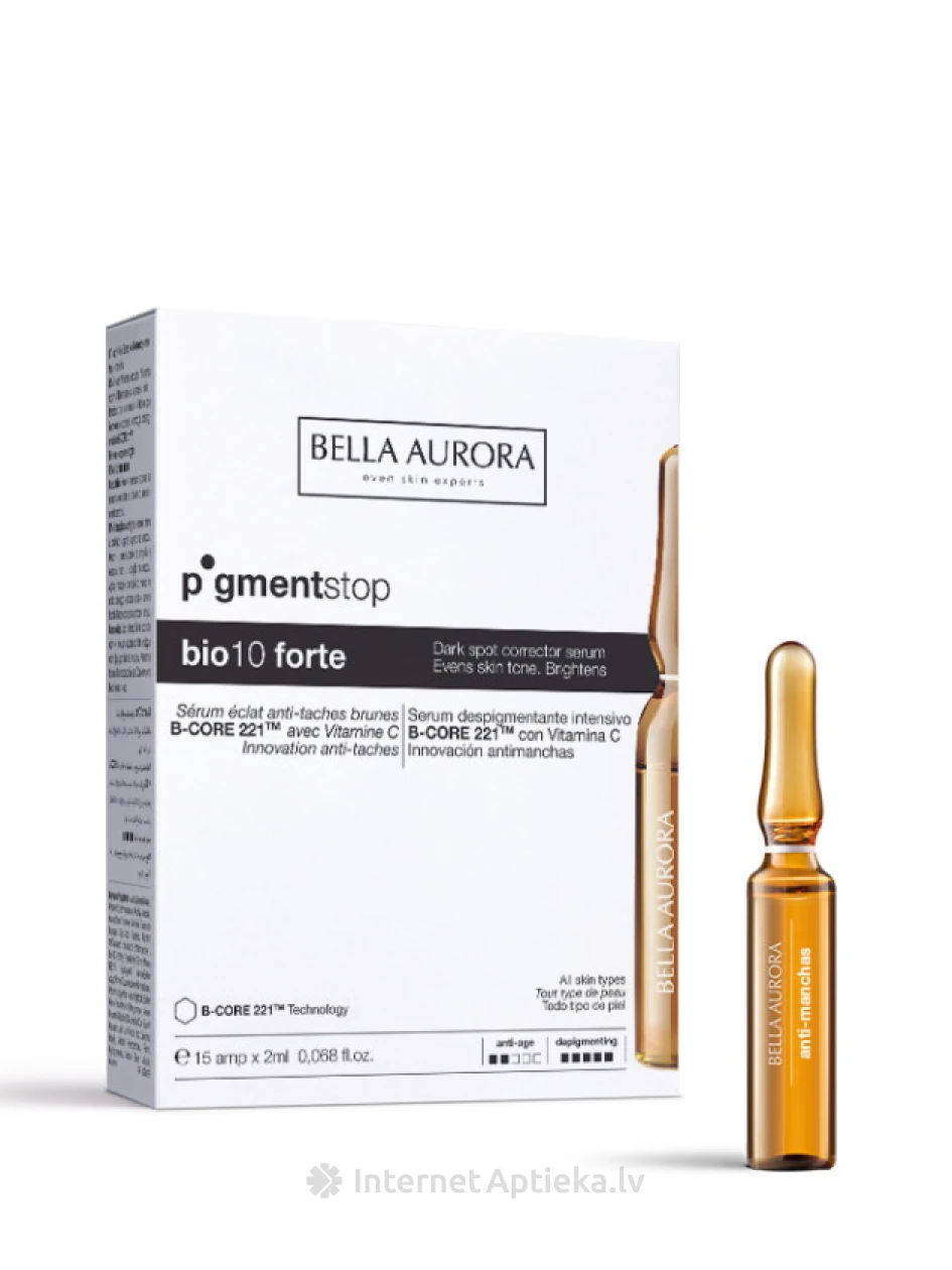 Bella Aurora BIO10 Forte Intensive depigmentatsiooni ampullid, 15x2 ml | internetaptieka.lv