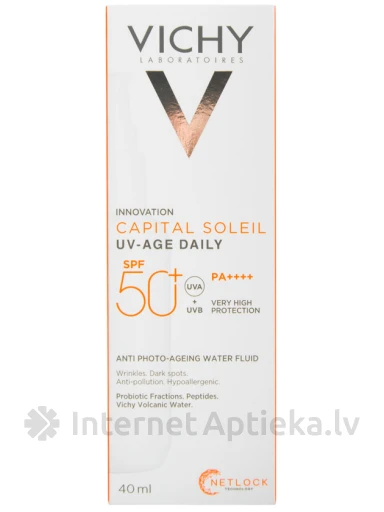VICHY Capital Soleil UV-Age SPF 50+, 40 ml | internetaptieka.lv
