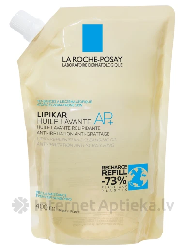 La Roche Posay Lipikar attīrošā eļļa Refill, 400 ml | internetaptieka.lv