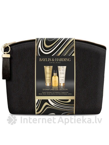 Baylis & Harding Sweet Mandarin & Grapefruit Luxury Wash Bag dāvanu komplekts | internetaptieka.lv