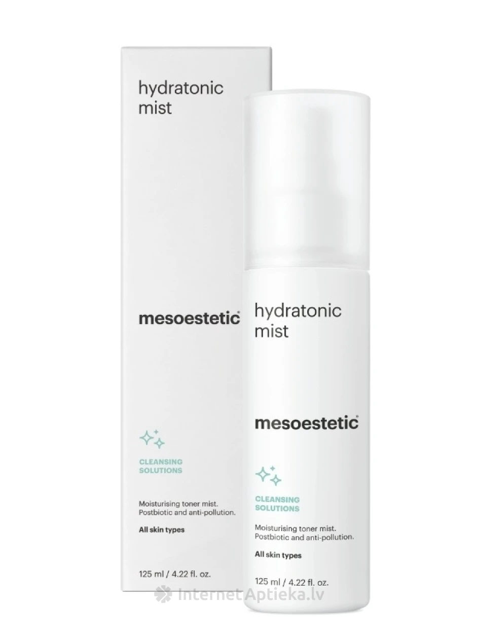 Mesoestetic hydratonic mist niisutav näosprei, 125 ml | internetaptieka.lv