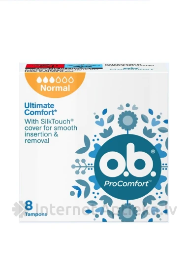 O.B. ProComfort Normal тампоны, 8 шт. | internetaptieka.lv