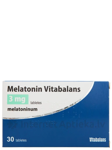 Melatonin Vitabalans 3 mg, 30 tabletes | internetaptieka.lv