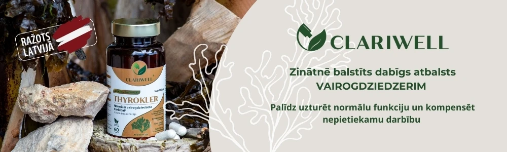 THYROKLER – dabisks un zinātniski pamatots atbalsts vairogdziedzera veselībai