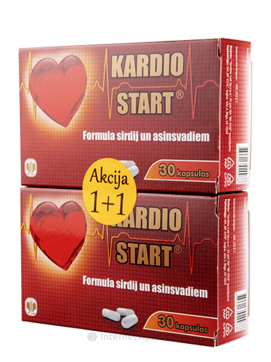 Kardio Start, 30x2 kapsulas | internetaptieka.lv