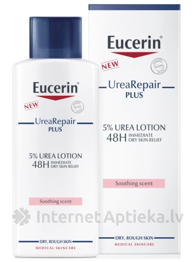 Eucerin Urea repair plus losjons ar 5% urea un nomierinošu aromātu, 250 ML | internetaptieka.lv