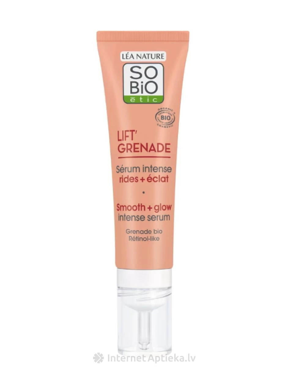 So Bio intensīvs serums "Gludums un mirdzums", 30 ml | internetaptieka.lv