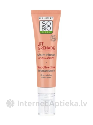 So Bio intensīvs serums "Gludums un mirdzums", 30 ml | internetaptieka.lv