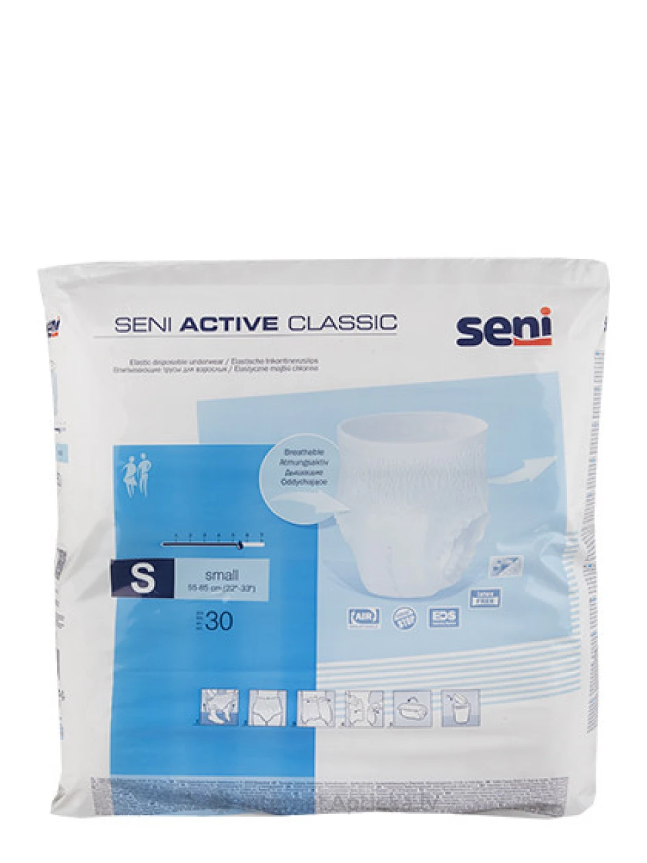 Seni Active Classic aluspüksid, S, 30 tk. | internetaptieka.lv