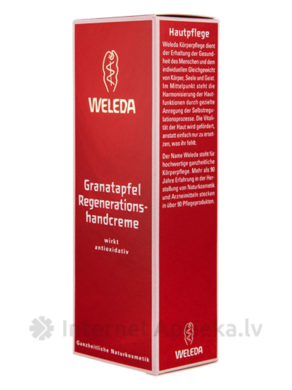 Weleda Granātābolu atjaunojošs roku krēms, 50 ml | internetaptieka.lv