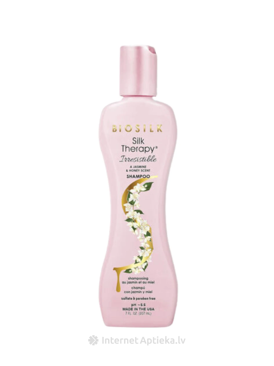 BIOSILK Irresistible Shampoo - šampūnas su botaniniais ekstraktais, 207 ml | internetaptieka.lv