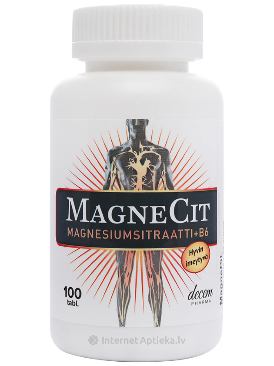 MagneCit, 100 tabletes | internetaptieka.lv