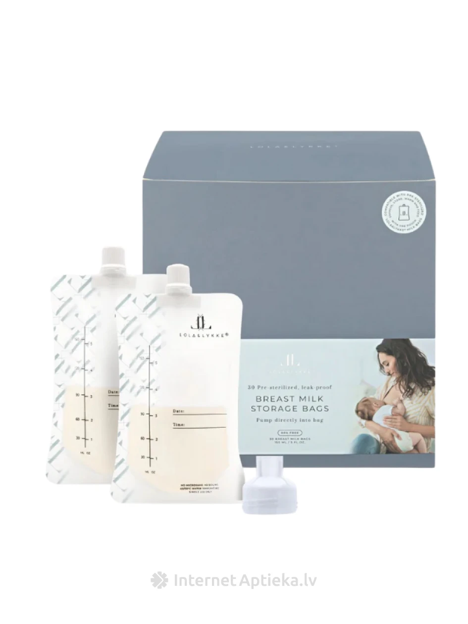 LOLA&LYKKE rinnapiima säilituskotid (30 tk) + adapter | internetaptieka.lv