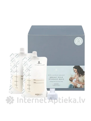 LOLA&LYKKE rinnapiima säilituskotid (30 tk) + adapter | internetaptieka.lv