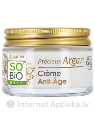 So Bio Dienas pretnovecošanās krēms ar argānu, 50 ml | internetaptieka.lv