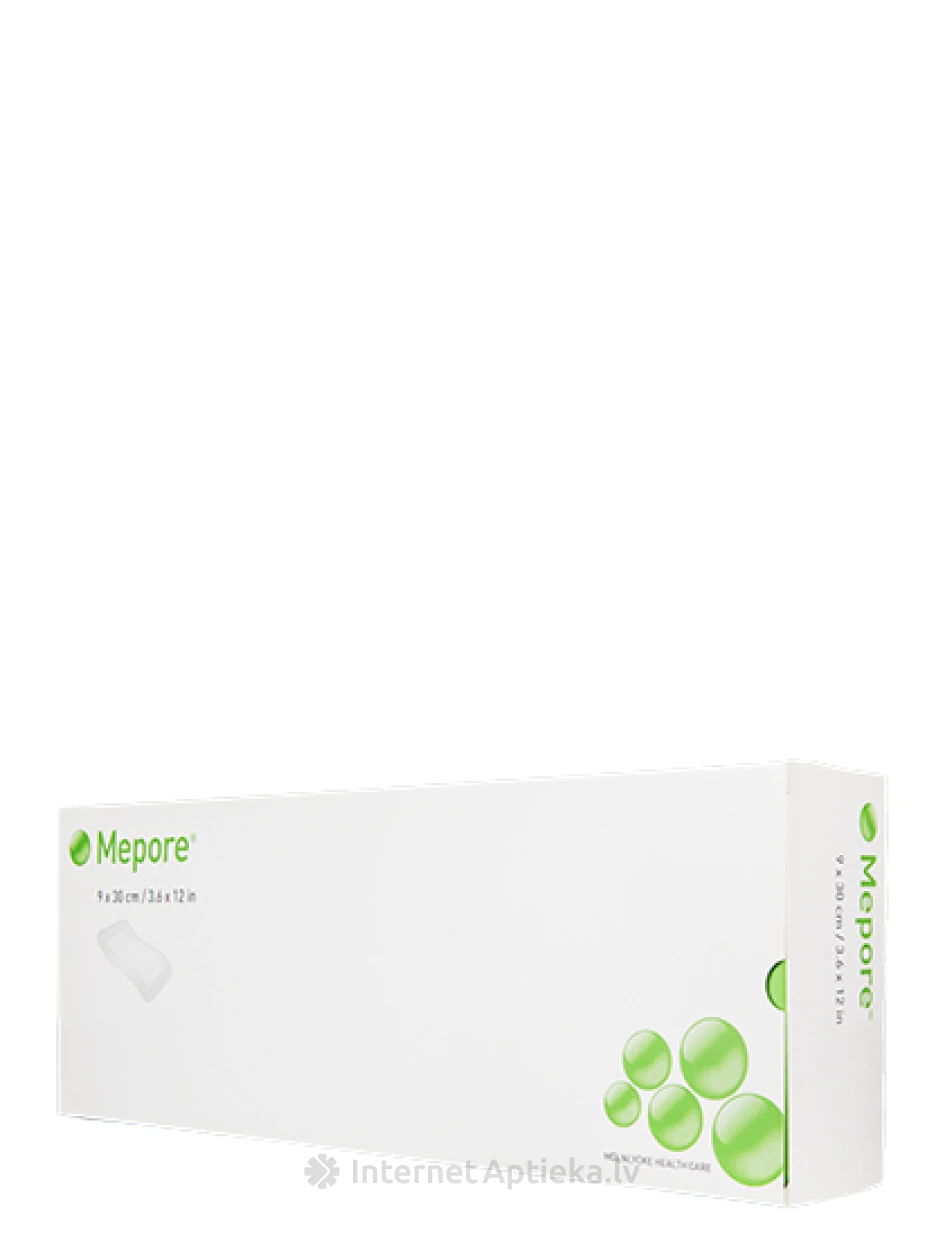 Mepore sterils plāksteris 9 x 30 cm, 30 gb. | internetaptieka.lv