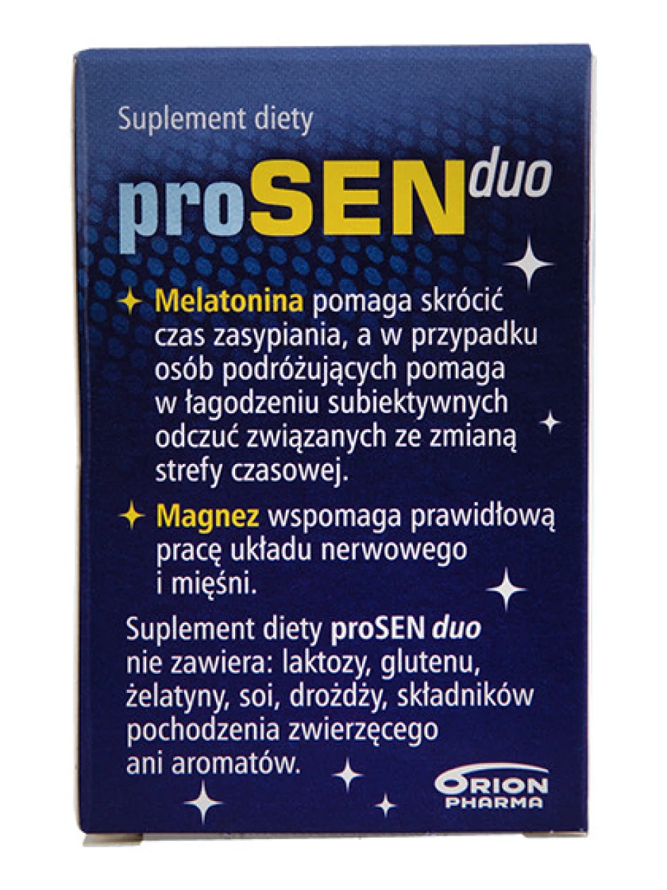 ProsenDuo melatonīns + magnijs, 30 tabletes | internetaptieka.lv