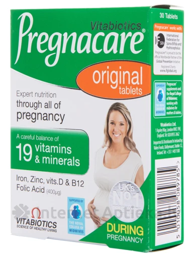 Pregnacare Original, 30 таблеток | internetaptieka.lv