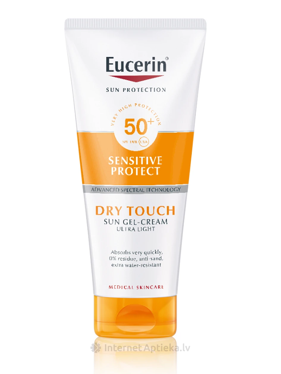 Eucerin Dry Touch Oil Control SPF50+ крем-гель для загара, 200 МЛ | internetaptieka.lv