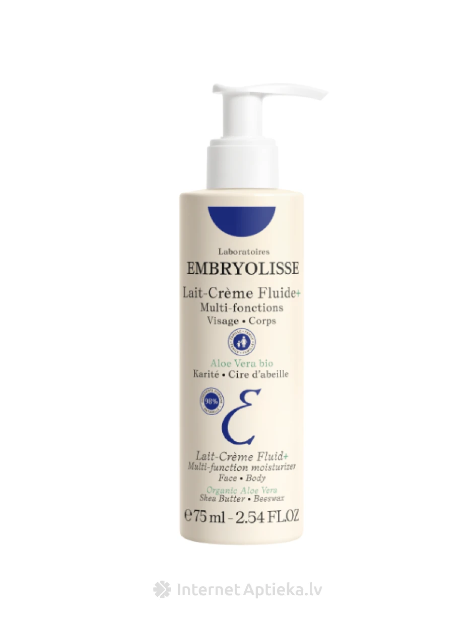 Embryolisse Lait-crème fluid+ green multifunktsionaalne nahahooldustoode, 75 ml | internetaptieka.lv