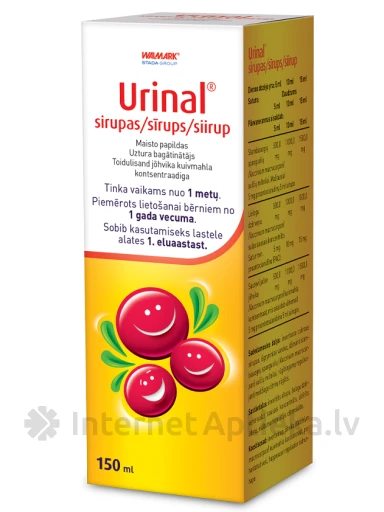 Urinal siirup (Idelyn Walmark), 150 ml | internetaptieka.lv